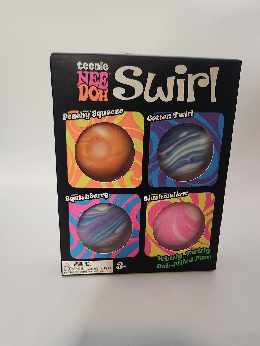 teenie NeeDoh Swirl 4 Pack - NIB Fast Shipping